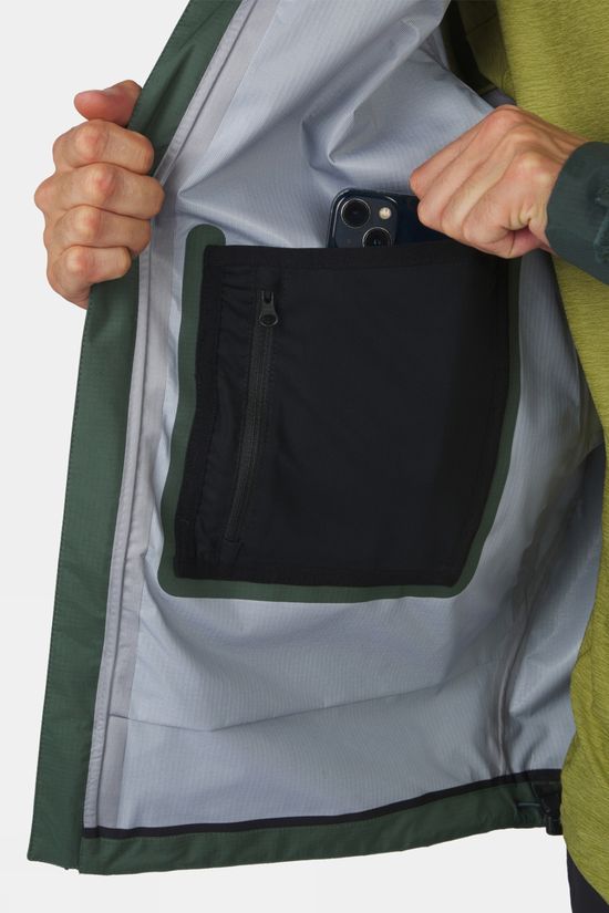 Ayacucho Mens Mountain Peak 3L Jacket Jungle Green Te