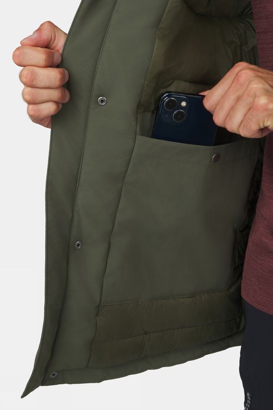 Ayacucho Mens Highland Winter Parka IV Moss