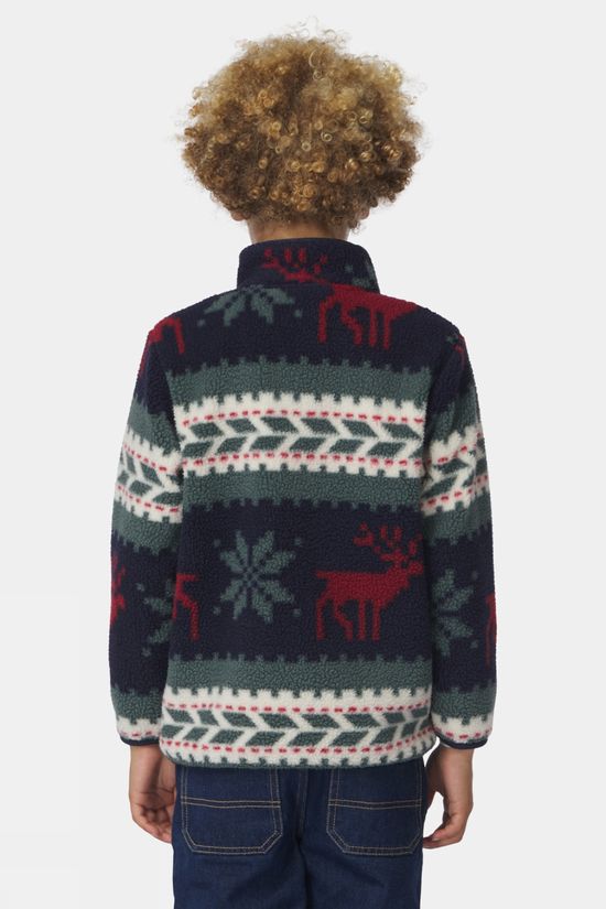Ayacucho Kids Colorado Half Zip Fleece Sundried Tomato Combo