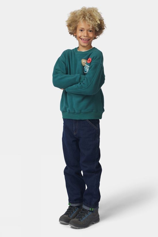 Ayacucho Kids Roland Badge Sweatshirt Teal