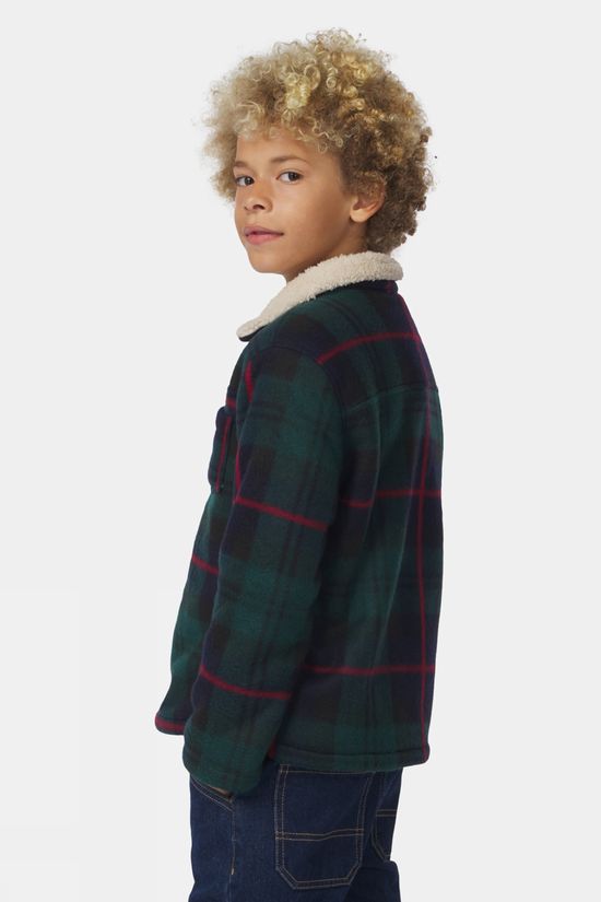 Ayacucho Kids Albert Overshirt Green Check