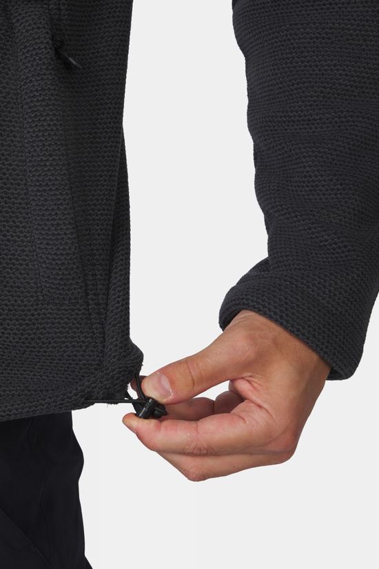 Ayacucho Mens Austin Heavyweight Full Zip Fleece Black