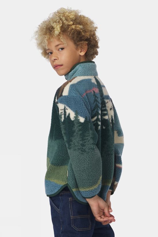 Ayacucho Kids Vive Half Zip Fleece Nostalgia Rose Pattern