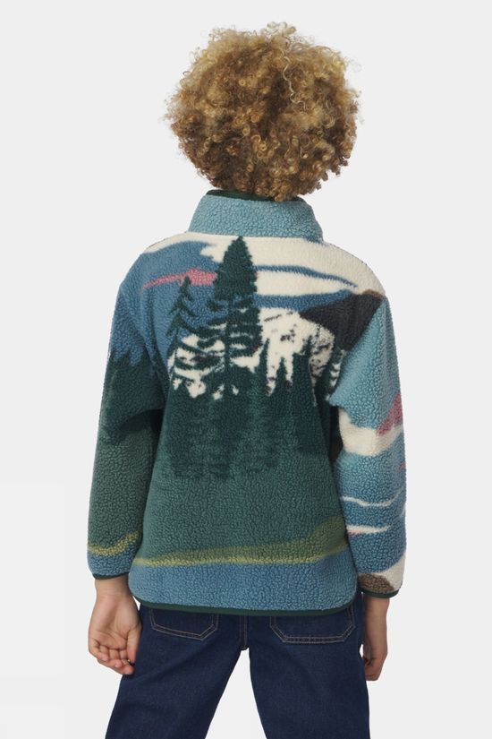 Ayacucho Kids Vive Half Zip Fleece Nostalgia Rose Pattern