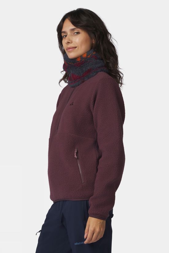 Ayacucho Kids Cuddlewrap Highloft Printed Neck Gaiter Andesite / Oxblood Combo