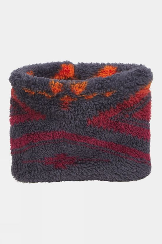 Ayacucho Kids Cuddlewrap Highloft Printed Neck Gaiter Andesite / Oxblood Combo