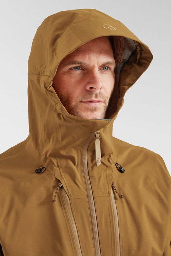 Fjallraven Mens Keb Eco-Shell Jacket Chestnut