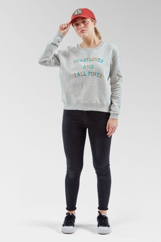 Passenger Womens Voyage Recycled Sweatshirt Grey Marl