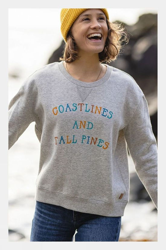 Passenger Womens Voyage Recycled Sweatshirt Grey Marl
