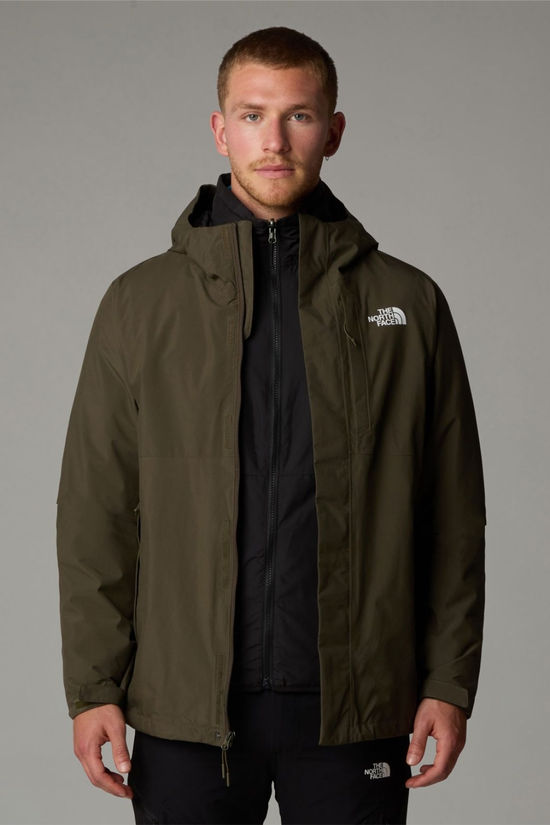The North Face Mens Carto Triclimate 3-In-1 Jacket New Taupe Green-Tnf Black-Npf