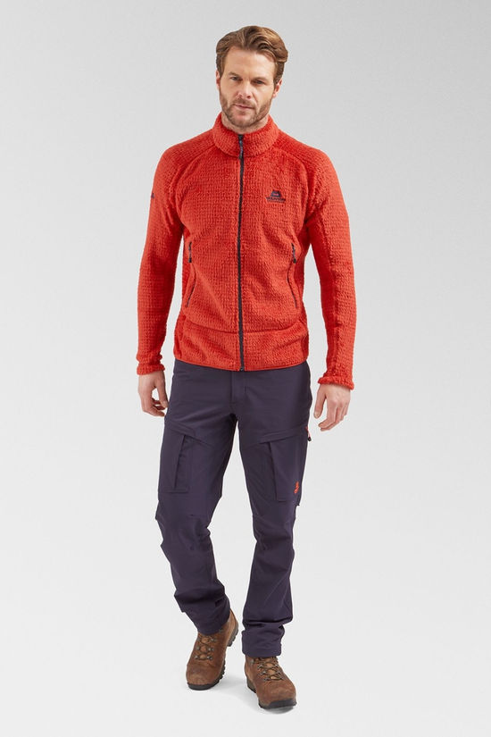 Mountain Equipment Mens Concordia Fleece Jacket Red Rock