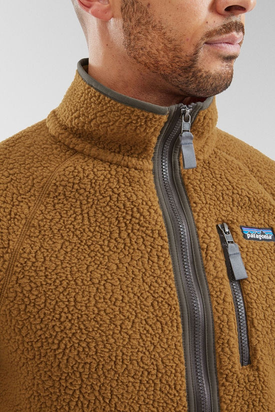 Patagonia Mens Retro Pile Fleece Jacket Shelter Brown