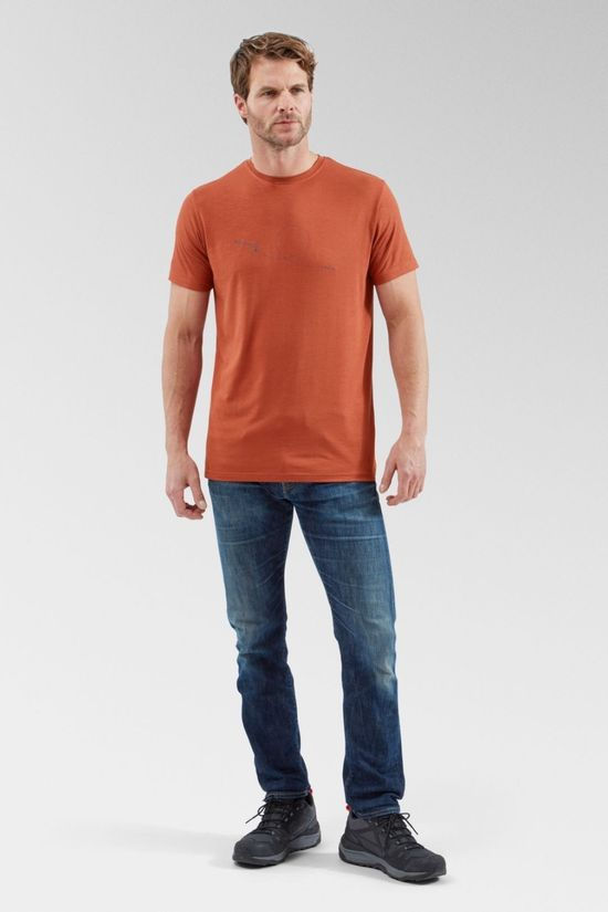 Ayacucho Mens Paper Plane T-Shirt Picante Slub