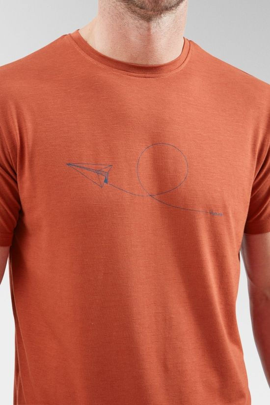 Ayacucho Mens Paper Plane T-Shirt Picante Slub
