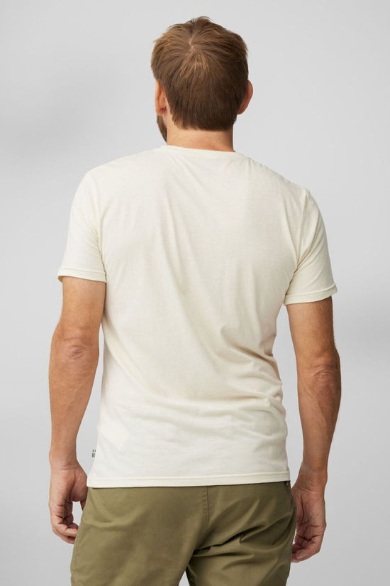 Fjallraven Mens Logo T-Shirt Chalk White