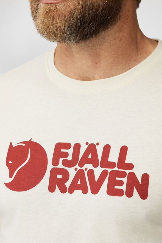 Fjallraven Mens Logo T-Shirt Chalk White