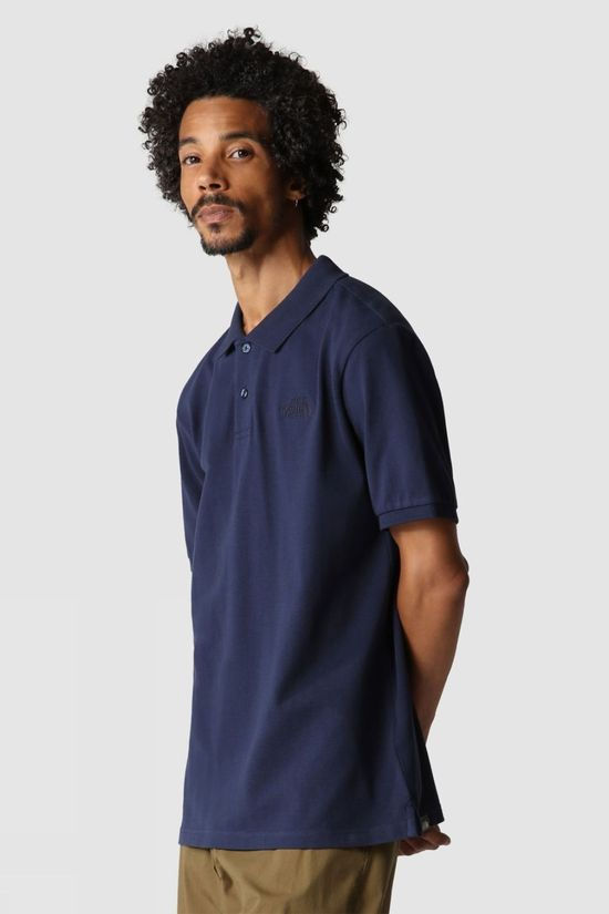 The North Face Mens Piquet Polo Shirt Summit Navy