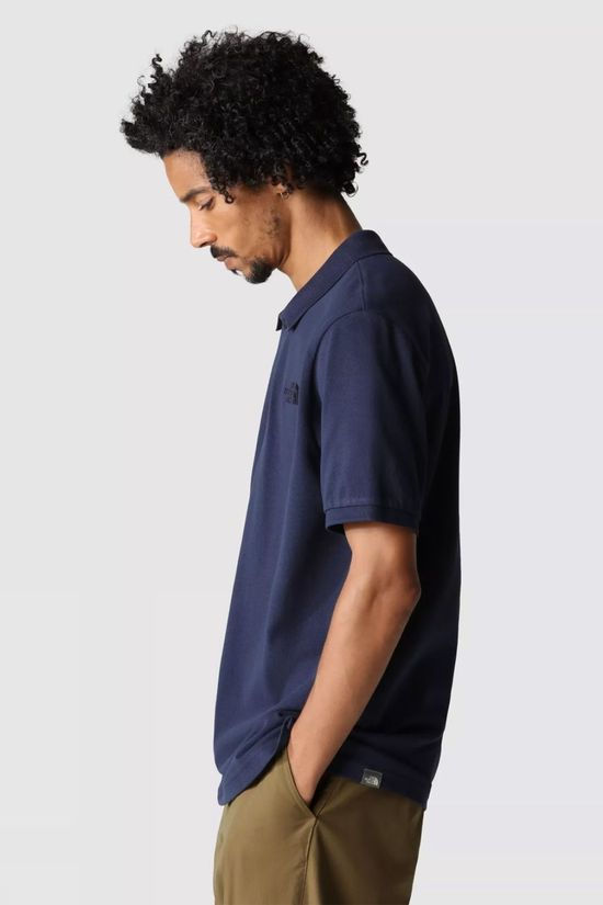 The North Face Mens Piquet Polo Shirt Summit Navy