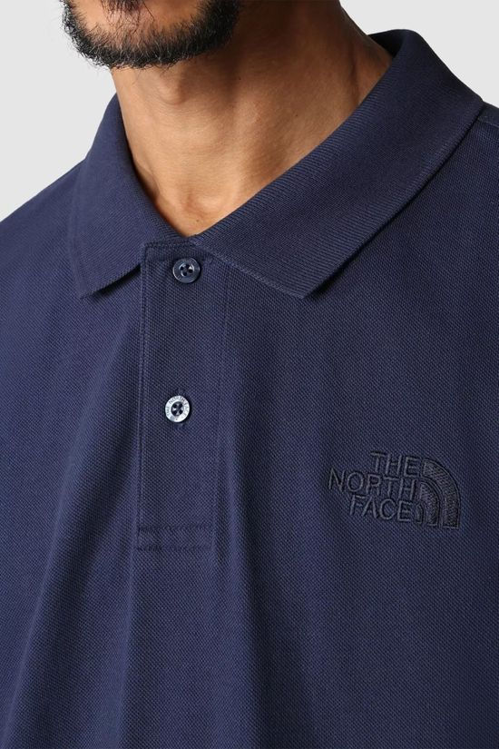 The North Face Mens Piquet Polo Shirt Summit Navy