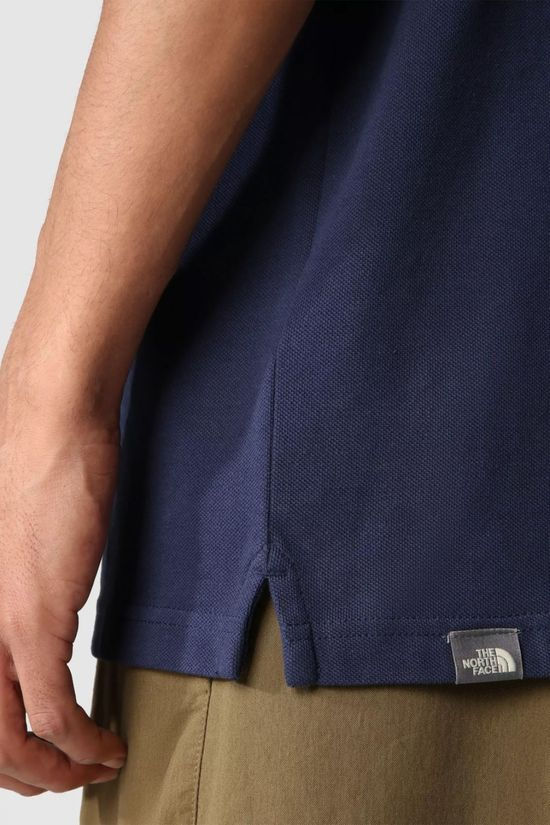 The North Face Mens Piquet Polo Shirt Summit Navy