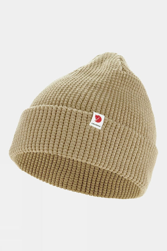 Fjallraven Tab Beanie - Tan - Recycled Polyester - Image 2