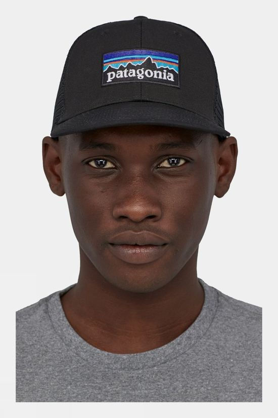 Patagonia P-6 Logo Trucker Cap Black
