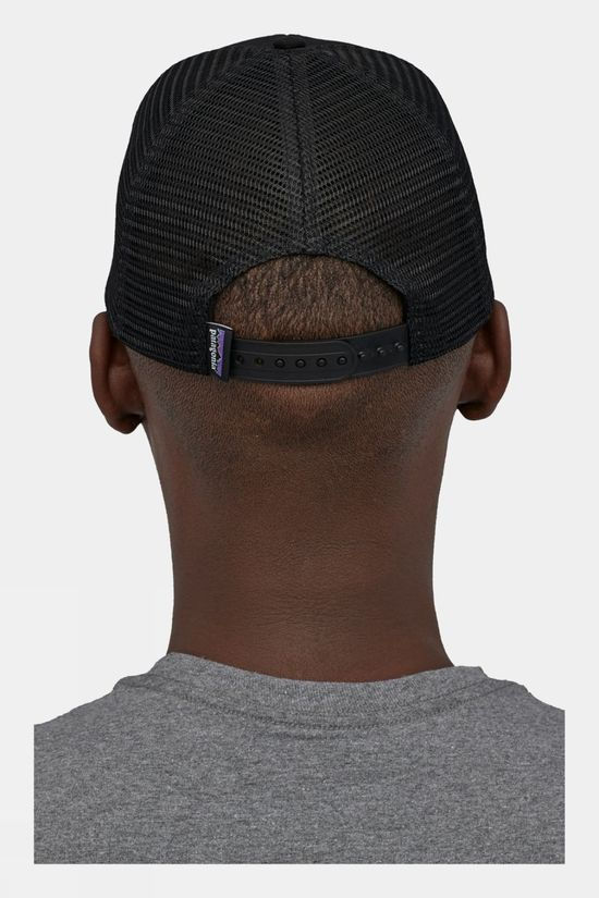 Patagonia P-6 Logo Trucker Cap Black