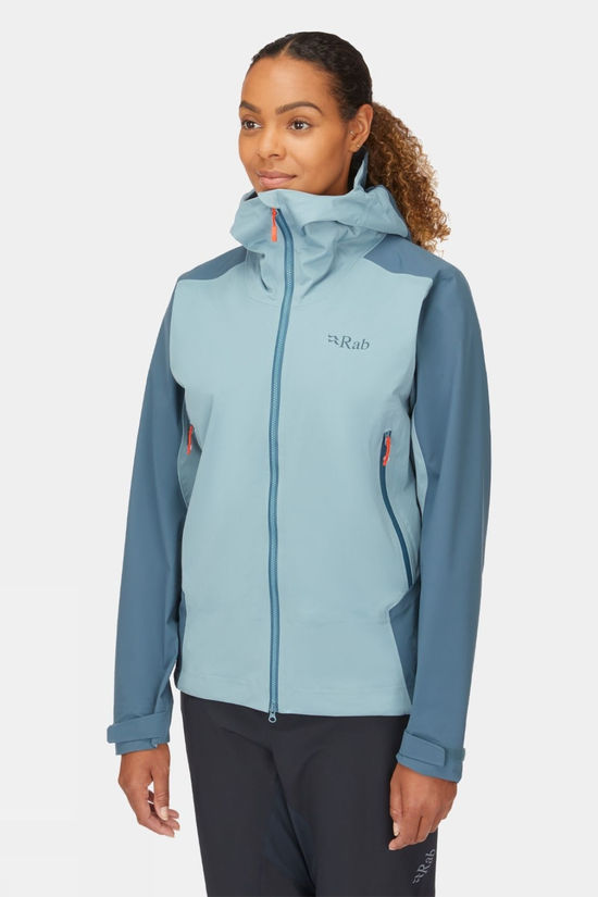 Rab Womens Kinetic Alpine 2.0 Jacket Orion Blue/Citadel