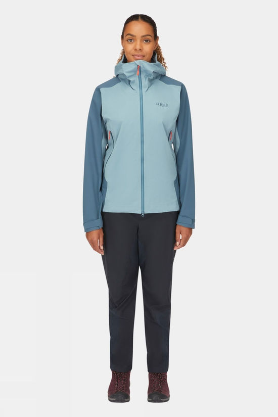 Rab Womens Kinetic Alpine 2.0 Jacket Orion Blue/Citadel