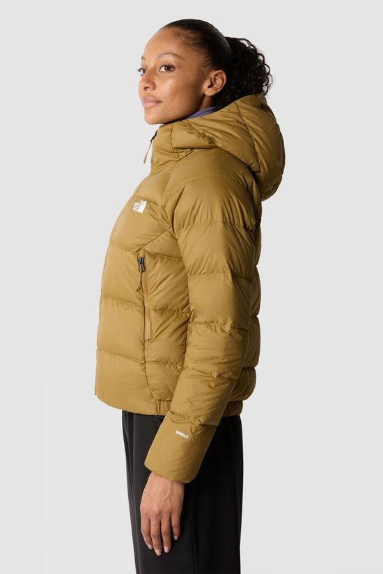 The North Face Womens Hyalite Down Hooded Jacket British Khaki