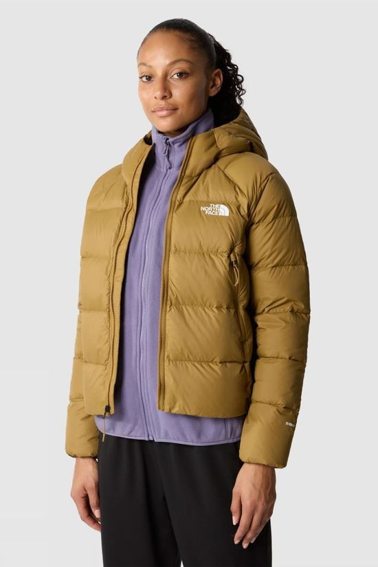 The North Face Womens Hyalite Down Hooded Jacket British Khaki