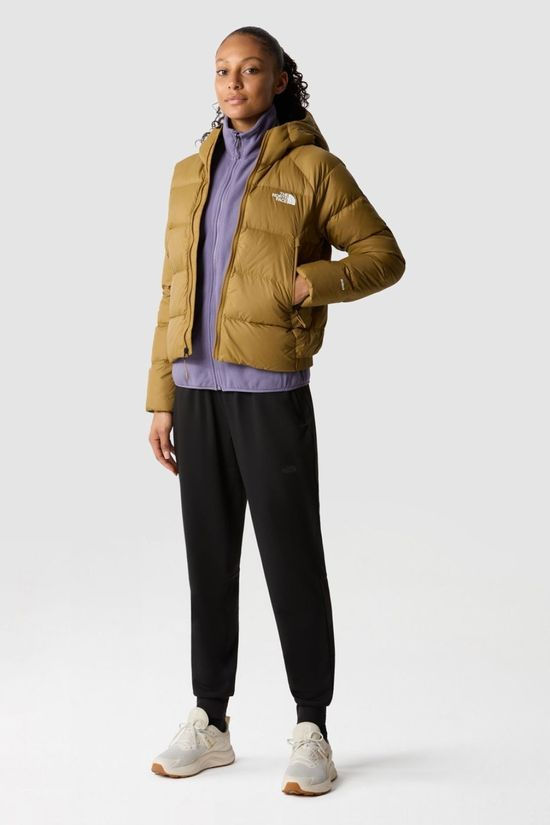 The North Face Womens Hyalite Down Hooded Jacket British Khaki