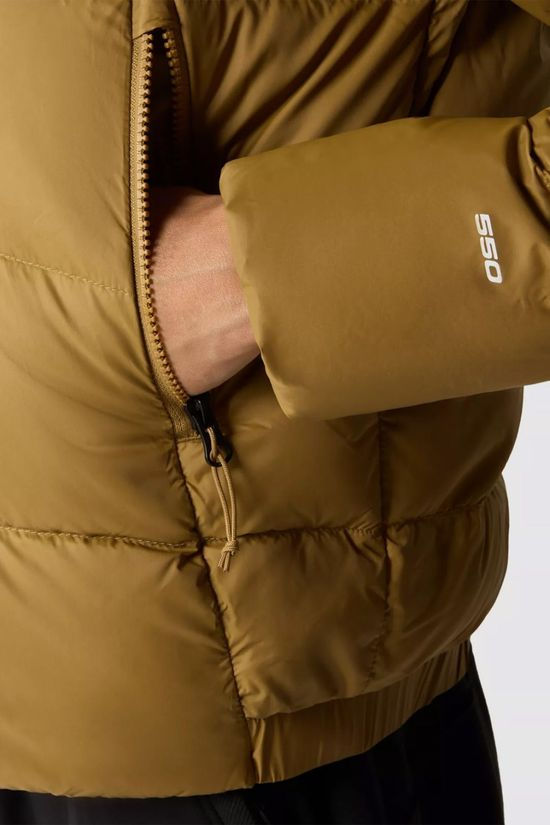 The North Face Womens Hyalite Down Hooded Jacket British Khaki