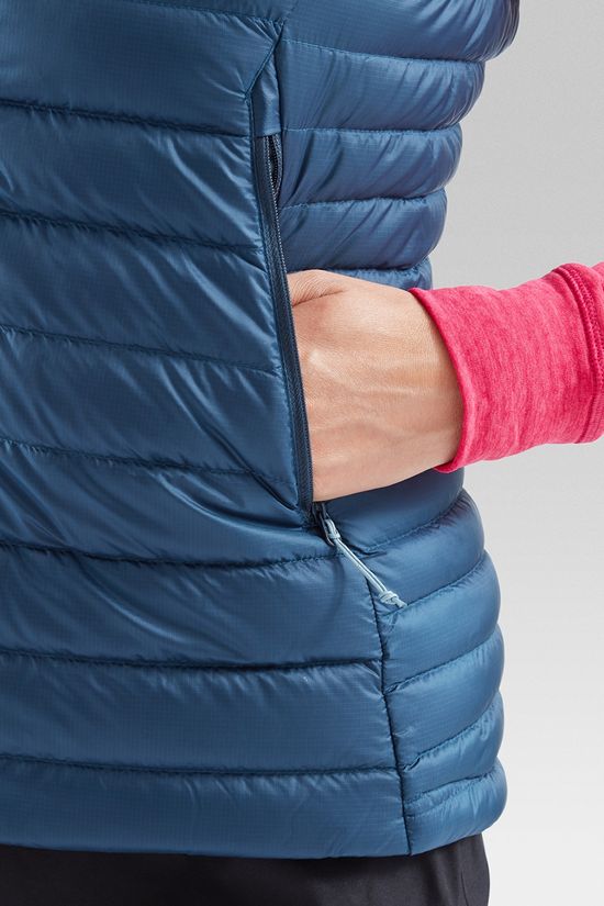 Rab Womens Microlight Vest Tempest Blue