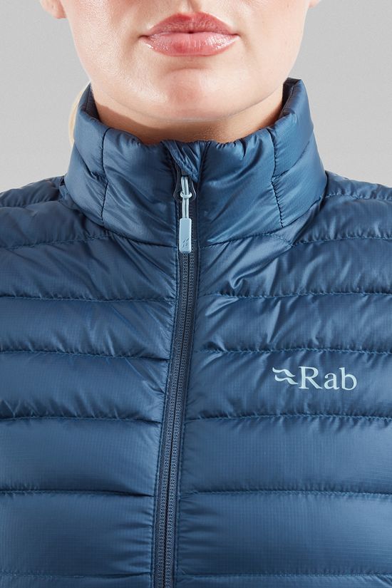 Rab Womens Microlight Vest Tempest Blue