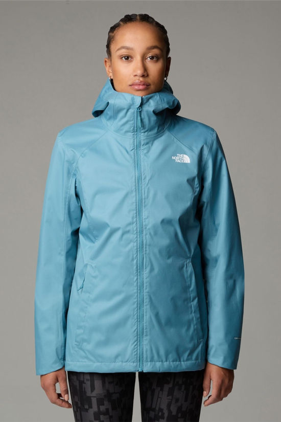 The North Face Womens Quest Zip-In Triclimate 3-In-1 Jacket Algae Blue-Midnight Petrol