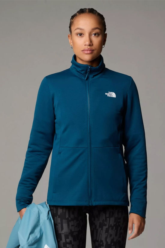 The North Face Womens Quest Zip-In Triclimate 3-In-1 Jacket Algae Blue-Midnight Petrol