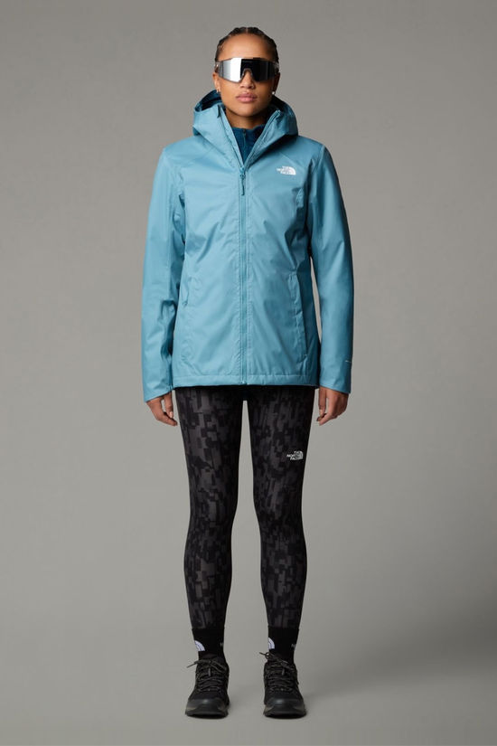 The North Face Womens Quest Zip-In Triclimate 3-In-1 Jacket Algae Blue-Midnight Petrol
