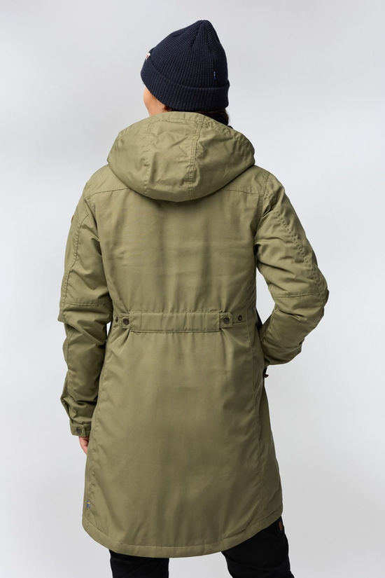 Fjallraven Womens Kiruna Padded Parka Green