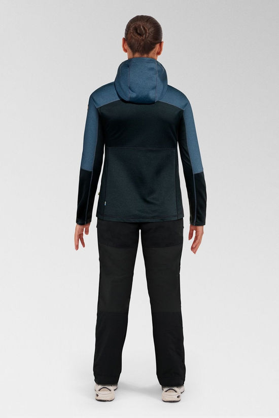 Fjallraven Womens Abisko Trail Fleece Jacket Dark Navy-Indigo Blue