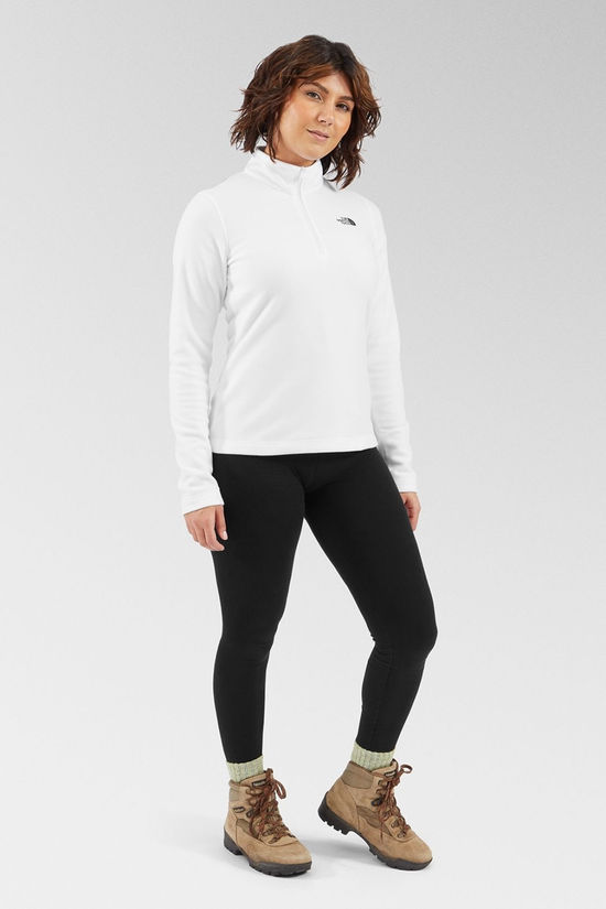 The North Face Womens Cornice II Quarter Zip Fleece Tnf White/Npf