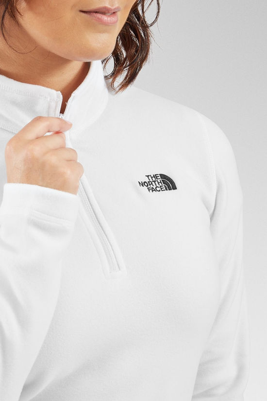 The North Face Womens Cornice II Quarter Zip Fleece Tnf White/Npf