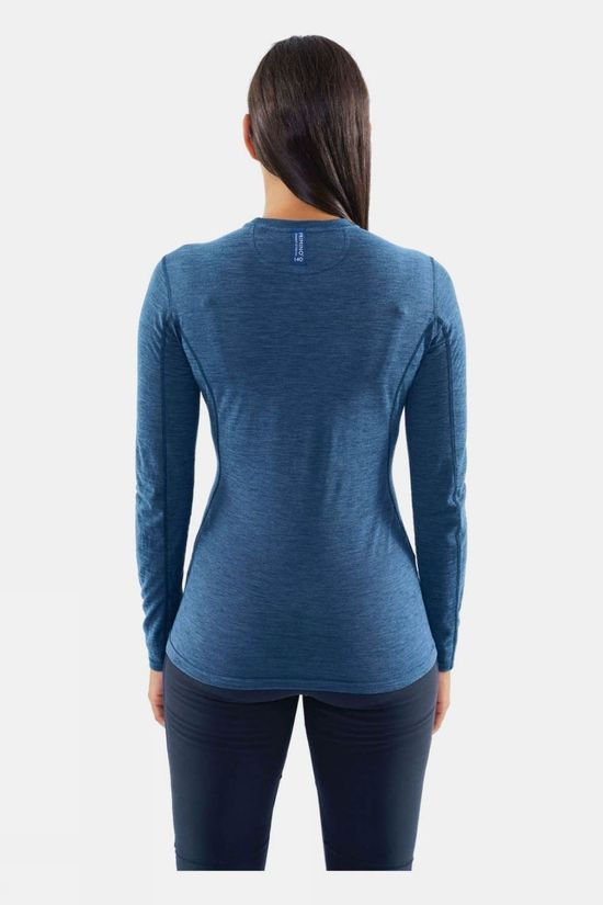 Montane Womens Primino 140 Long Sleeve Top Narwhal Blue