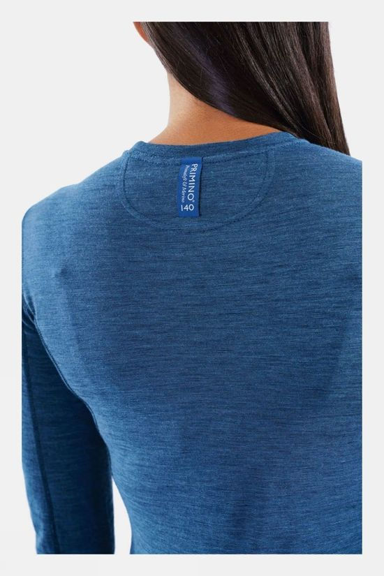 Montane Womens Primino 140 Long Sleeve Top Narwhal Blue