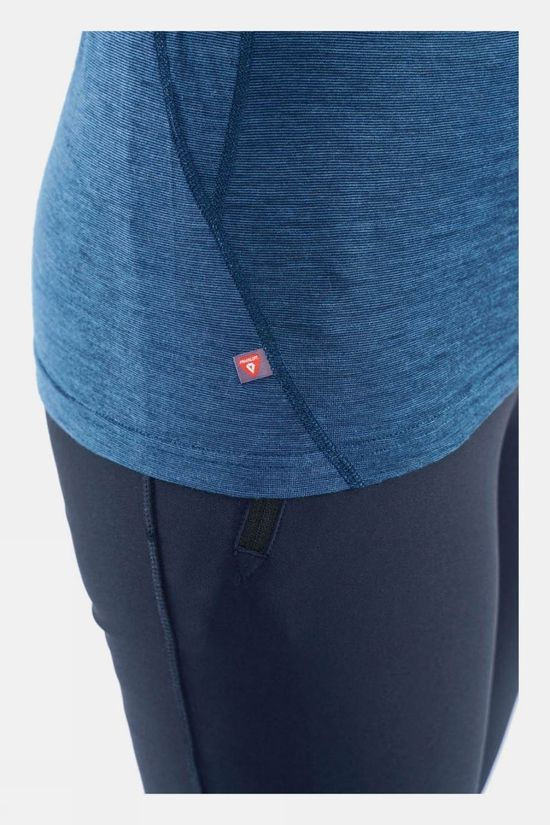 Montane Womens Primino 140 Long Sleeve Top Narwhal Blue