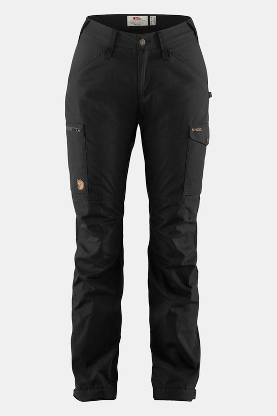 Fjallraven Womens Kaipak Curved Trousers Black
