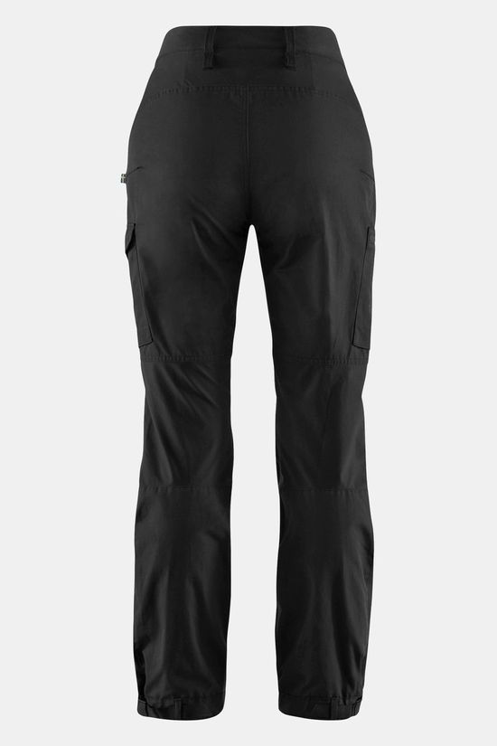 Fjallraven Womens Kaipak Curved Trousers Black