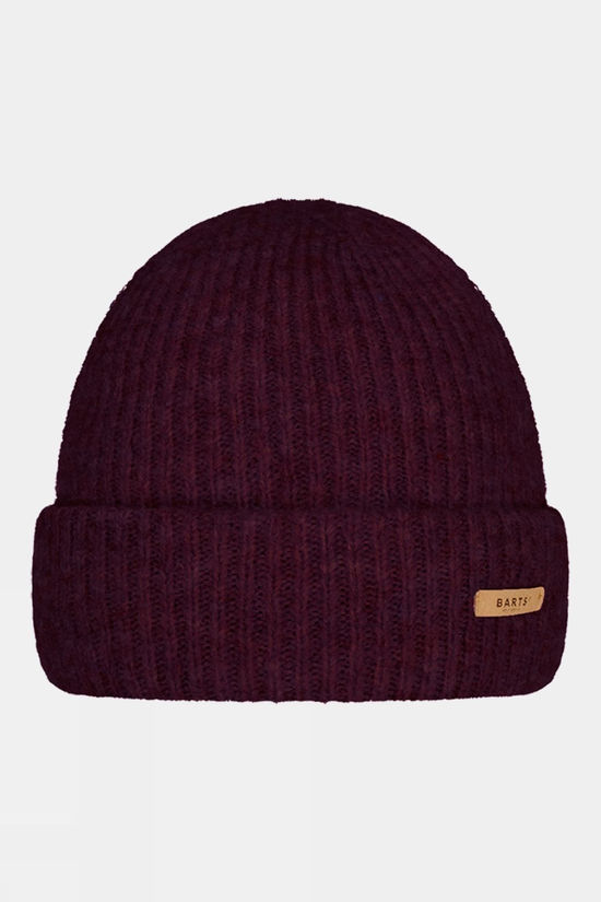 Barts Witzia Ribbed Knit Beanie Hat for Women in Purple One Size - Image 3