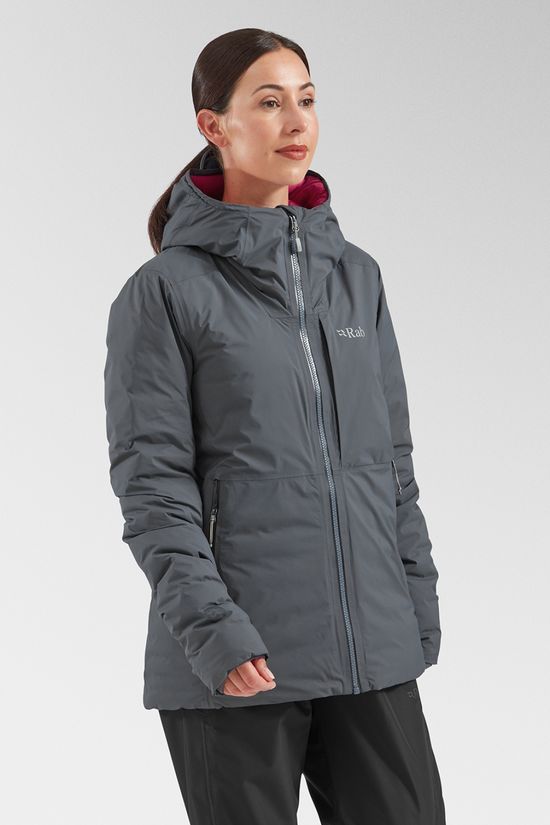 Rab Womens Microlight Shield Jacket Steel/Watermelon