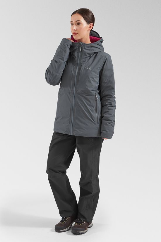 Rab Womens Microlight Shield Jacket Steel/Watermelon